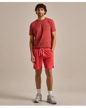 BAM Clothing Brook Active Sweat Shorts Baked Apple - Red