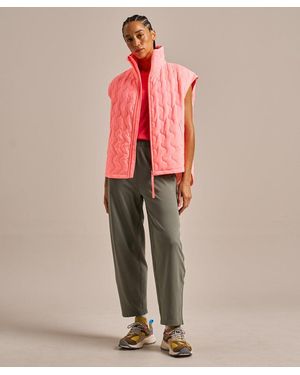 BAM Clothing Packable Cloud Gilet Coral Glow - Pink