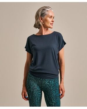 BAM Short Sleeve Flow Top - Blue