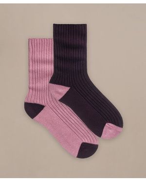 BAM Clothing Cosy Gifting Socks Damson Mix - Pink