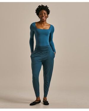 BAM Horizon Square Neck Bodysuit - Blue
