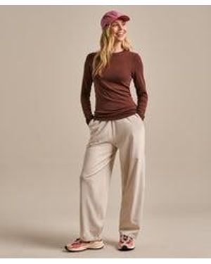 BAM Clothing Horizon Luxe Long Sleeve Top Conker - Natural