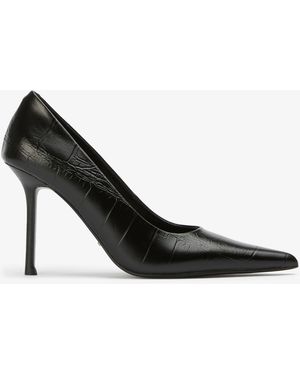Bardot Tony Bianco Niki Croc Heels - Black
