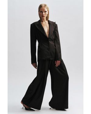 Bardot Raina Fit & Flare Blazer - Black
