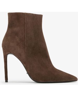 Bardot Tony Bianco Amar Espresso Suede Boot - Brown