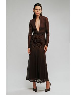 Bardot Verinka Lace Maxi Dress - Black