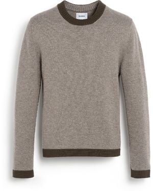 Barrie Cashmere Round-neck Sweater - Gray