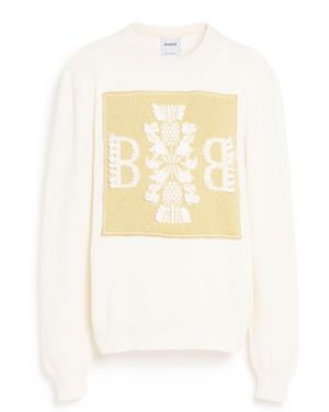 Barrie Round-neck Pullover - White