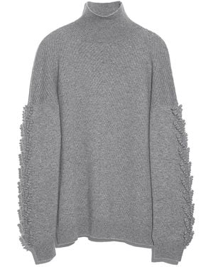 Barrie Timeless Roll-neck Cashmere Jumper - Grey