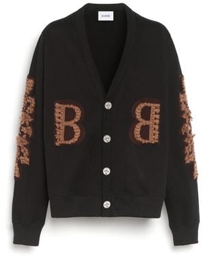 Barrie Cardigan In Cotton With A Cashmere B Logo - Black