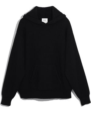 Barrie Sportswear Cashmere And Cotton Hoodie - Black