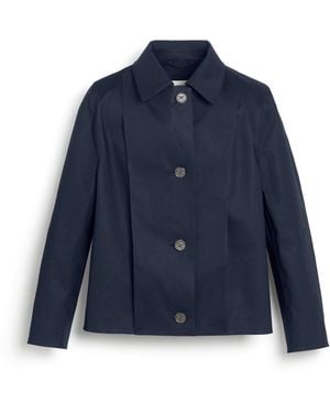 Barrie Short Waterproof Coat - Blue