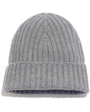 Barrie Cashmere Beanie - Grey