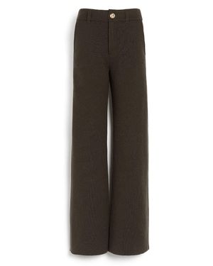 Barrie Chunky Cashmere Trousers - Brown
