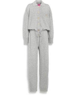 Barrie Cashmere Jumpsuit - Grey