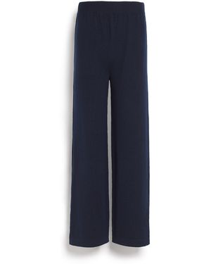 Barrie Fluid Cashmere Trousers - Blue