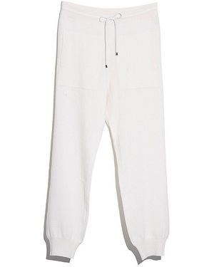 Barrie Timeless Cashmere joggers - White