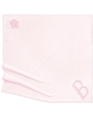 Barrie Cashmere Scarf With Details - Pink