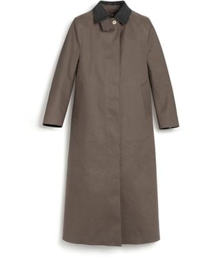 Barrie Long Raincoat - Brown