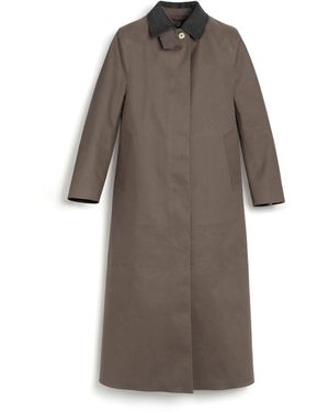 Barrie Long Raincoat - Brown