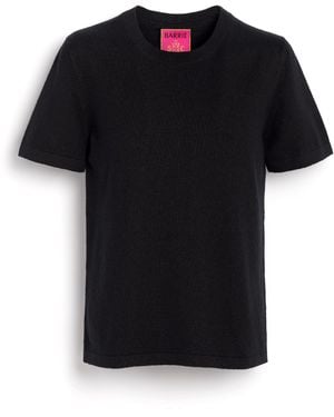 Barrie Cashmere And Silk Top - Black