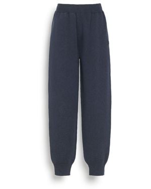 Barrie B Label Cashmere Pants - Blue