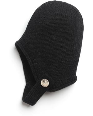 Barrie Cashmere Bonnet - Black