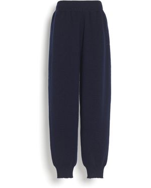 Barrie B Label Cashmere Pants - Blue