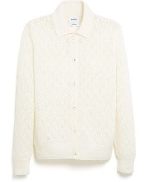 Barrie Shirt In Cashmere Lace - White