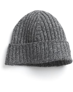 Barrie Mottled Cashmere Beanie - Gray