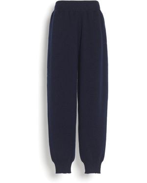 Barrie B Label Cashmere Trousers - Blue