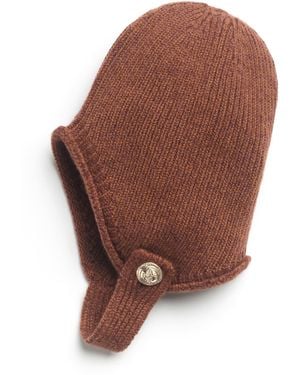Barrie Cashmere Bonnet - Brown