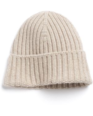 Barrie Cashmere Beanie - Natural