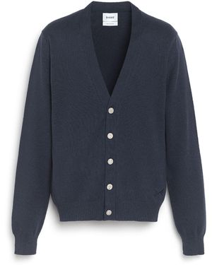 Barrie B Label Cashmere Cardigan - Blue