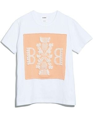 Barrie T-shirt With Logo Cashmere Patch - White