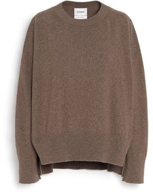 Barrie Iconic Oversized Cashmere Sweater - Brown