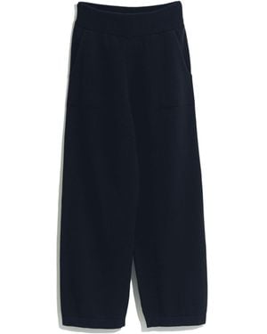 Barrie Timeless Wide Cashmere Trousers - Blue