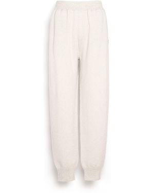 Barrie B Label Cashmere Pants - White