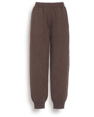 Barrie B Label Cashmere Pants - Brown