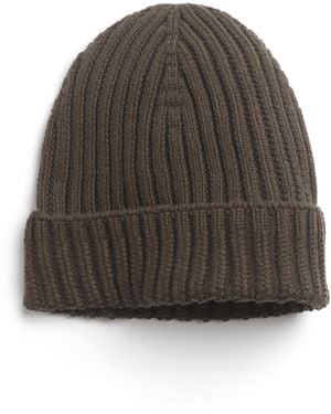 Barrie Cashmere Beanie - Brown