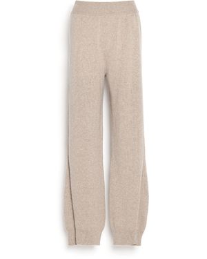 Barrie Iconic Cashmere Trousers - Natural