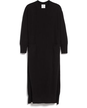Barrie Iconic Cashmere Maxi Dress - Black