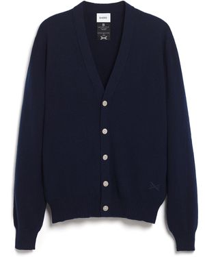 Barrie B Label Cashmere Cardigan - Blue