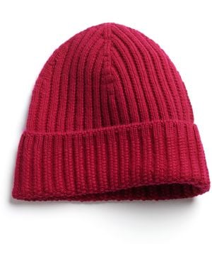 Barrie Cashmere Beanie - Red