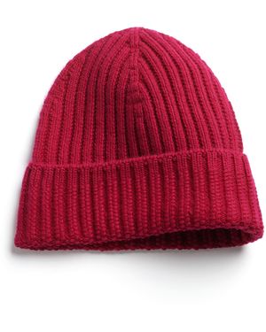 Barrie Cashmere Beanie - Red