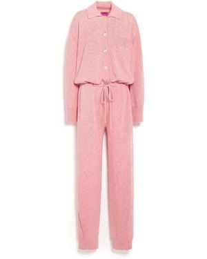 Barrie Cashmere Jumpsuit - Pink