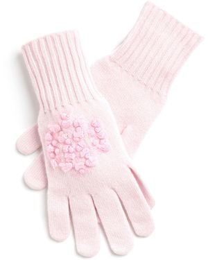 Barrie Cashmere Gloves - Pink