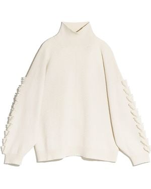 Barrie Timeless Roll-Neck Cashmere Jumper - Natural