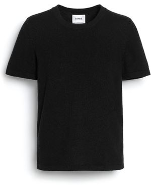 Barrie Top In Cashmere And Silk - Black