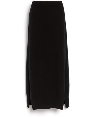 Barrie Iconic Cashmere Skirt - Black